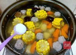 马蹄玉米汤的做法图解6