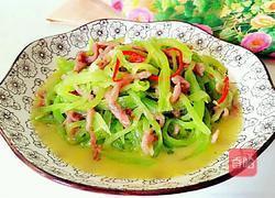 莴笋炒肉丝的做法图解8
