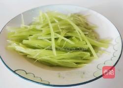 莴笋炒肉丝的做法图解2