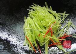 莴笋炒肉丝的做法图解7