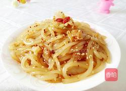 手撕包菜拌粉条的做法图解14