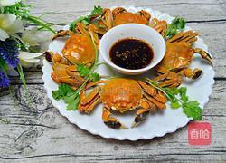 紫苏蒸毛蟹的做法图解10