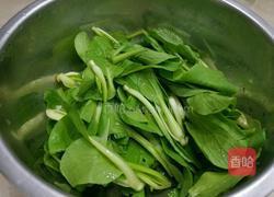 小青菜炒香菇的做法图解1