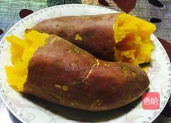 微波炉烤红薯的做法图解4