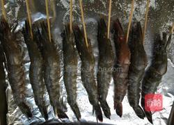 烤箱盐焗九节虾的做法图解7