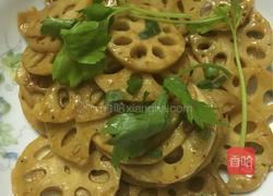 糖醋藕片的做法图解3