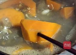 南瓜绿豆百合汤的做法图解5