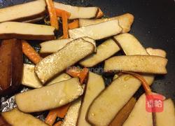 韭菜炒豆腐干的做法图解3