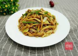 杏鲍菇炒肉丝的做法图解16