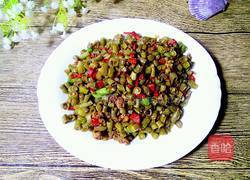 酸豆角炒肉末的做法图解7