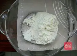 Illustration of how to make bean paste twist cake 2