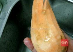 快手红糖地瓜桂圆粥的做法图解4