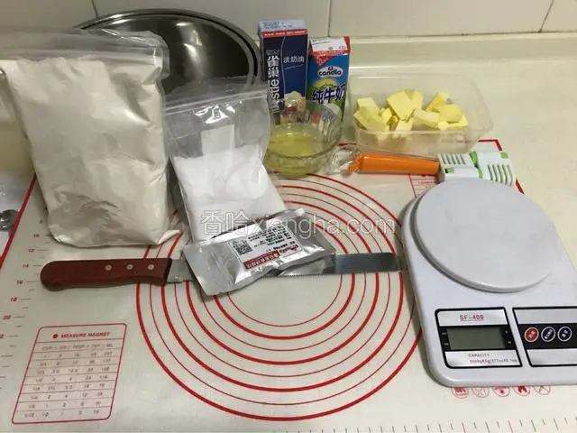 准备好所有材料