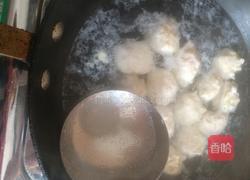 鸡肉丸子炖小白菜的做法图解5