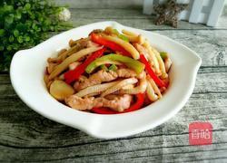 小蘑菇炒肉丝的做法图解16