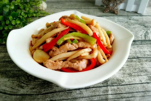 蘑菇炒肉的做法大全