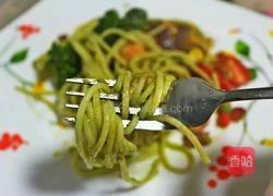 虾仁牛油果意面来将小资进行到底吧的做法图解10