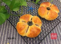 豆沙花朵面包的做法图解17