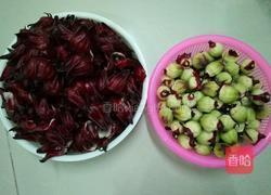 冰糖渍洛神花的做法图解2