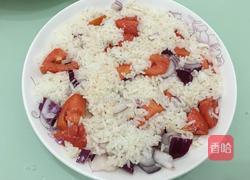 榴莲海鲜芝士焗饭的做法图解5