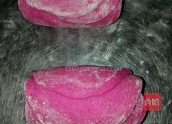 火龙果玫瑰花卷的做法图解5