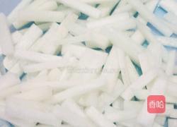 香辣萝卜条的做法图解2