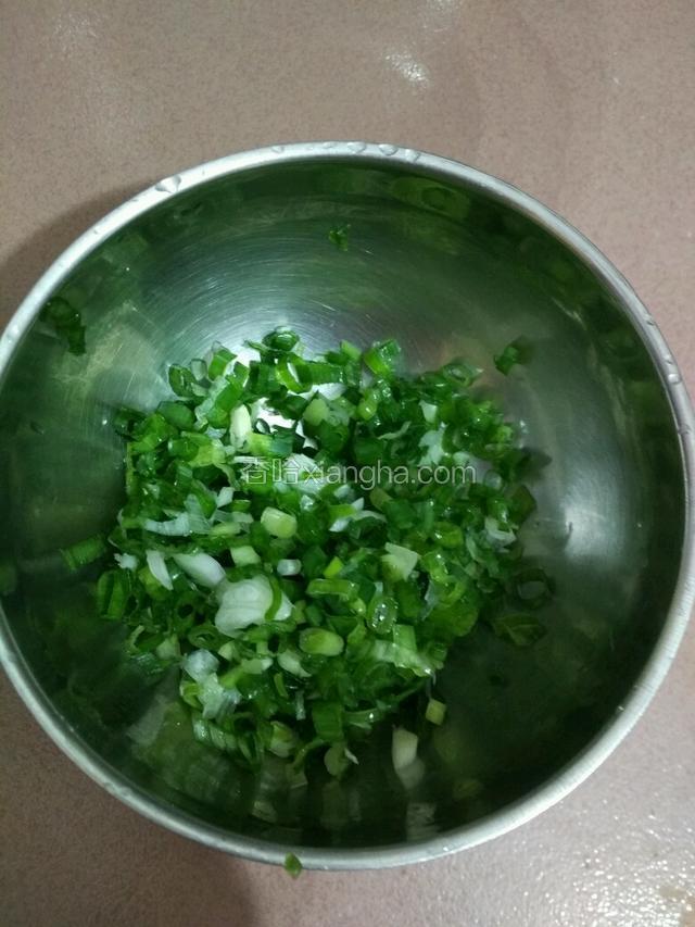 香葱切碎