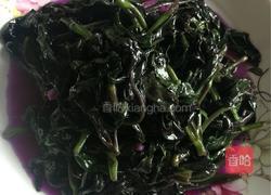炒紫背天葵的做法图解5
