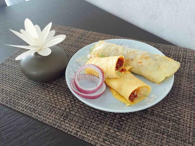 蔬菜卷饼