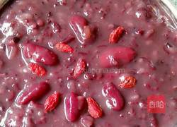 红豆黑米大米粥的做法图解7