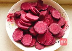 蜂蜜奶香紫薯馅(无油版)的做法图解2