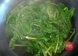 鸡蛋炒菠菜的做法图解3
