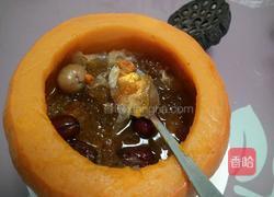 桃胶雪耳金瓜盅的做法图解8