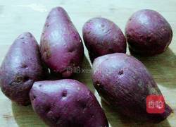 紫薯馅的做法图解1