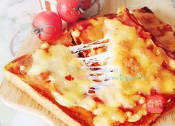 吐司培根芝士披萨的做法图解7