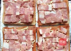 吐司培根芝士披萨的做法图解3