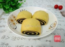 南瓜黑米卷的做法图解20