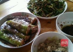 浇汤灌肉虎皮辣椒的做法图解19