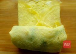 菠菜粉丝火腿鸡蛋卷的做法图解7
