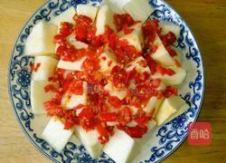 剁椒蒸山药的做法图解3