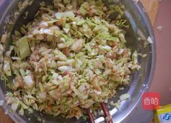 包菜肉绿饺子的做法图解6