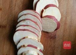 电饼铛烤地瓜片的做法图解1