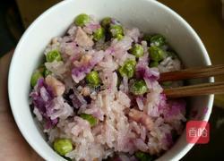 紫薯糯米饭的做法图解3
