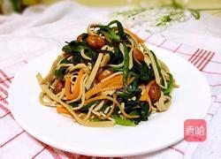 老醋菠菜花生米的做法图解10