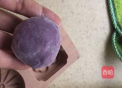 芝麻红豆馅紫薯饼的做法图解12