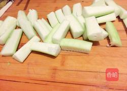 蒜蓉丝瓜的做法图解2