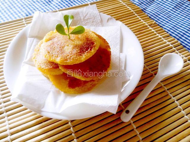香煎南瓜饼