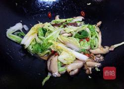 香菇炒白菜叶的做法图解10