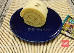 葡萄干樱桃果酱蛋糕卷~抹茶双色蛋糕卷的做法图解18