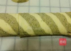 葡萄干樱桃果酱蛋糕卷~抹茶双色蛋糕卷的做法图解23